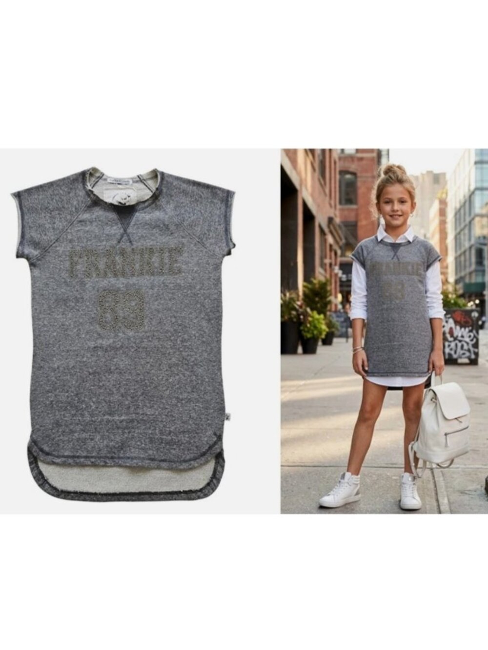 girl's FRANKIE & LIBERTY childrensalon "sparkling" anthropologie tunic 10/12 yrs
